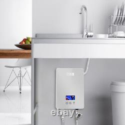 Chauffe-eau électrique instantané sans réservoir de 6000W sous l'évier pour robinet de cuisine ou salle de bain