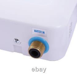 Chauffe-eau électrique instantané sans réservoir de 7500W pour salle de bain et cuisine avec écran LCD chaud sous l'évier.