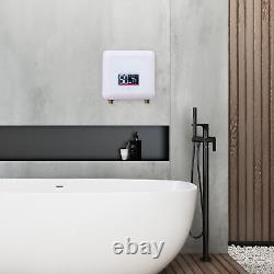 Chauffe-eau électrique mini, chauffe-eau instantané de 7500W sans réservoir avec écran LCD UK
