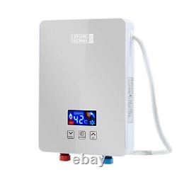 Chauffe-eau électrique portable instantané de 6 kW sans réservoir pour douche, lavage de salle de bain.