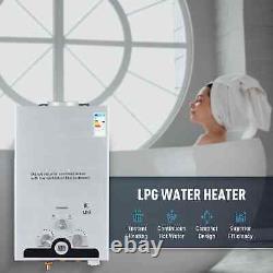 Chauffe-eau instantané à gaz de 8L, 13,6 kW, sans réservoir, chaudière à eau à gaz liquéfié (GPL).