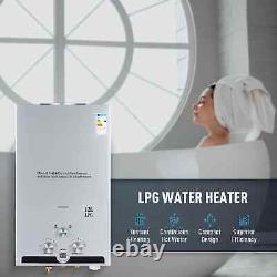 Chauffe-eau instantané au gaz de 12 L, 20,4 kW, chaudière à eau chaude, chaudière à eau chaude sans réservoir au GPL