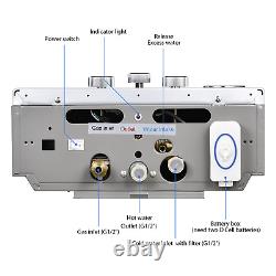 Chauffe-eau instantané au gaz propane LPG de 16L 32KW avec kit de douche