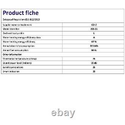 Chauffe-eau instantané de 18L, chaudière à gaz de 30,6 kW, sans réservoir, pour eau chaude LPG.