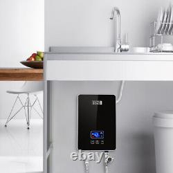 Chauffe-eau instantané électrique sans réservoir de 6 kW avec écran tactile LED