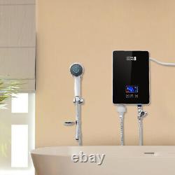 Chauffe-eau instantané électrique sans réservoir de 6 kW avec écran tactile LED