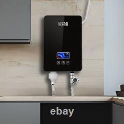 Chauffe-eau instantané électrique sans réservoir de 6000W pour évier de cuisine et salle de bain