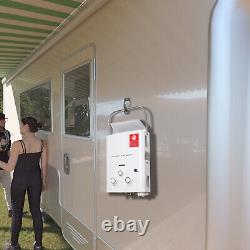 Chauffe-eau instantané portable 6L au gaz propane sans réservoir pour camping