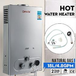 Chauffe-eau instantané sans réservoir 6L/18L Chauffe-eau au gaz propane sans réservoir pour douche