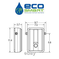 Ecosmart 11 Kw Chauffe-eau Électrique Automodulable Sans Réservoir