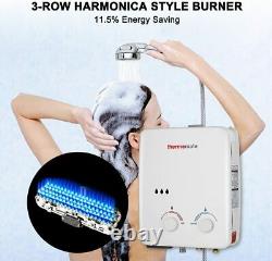 Nouveau Portable Tankless Outdoor Gas Shower Water Heater Hose Camping Propane