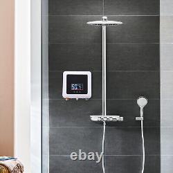 Nouveau chauffe-eau électrique instantané de 7500W sans réservoir pour cuisine salle de bain douche