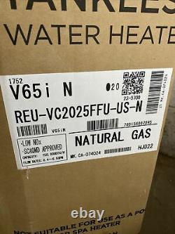 Rinnai Chauffe-eau Chaude Sans Réservoir V65in Gaz Naturel Reu-vc2025ffu-us-n Blanc S-11