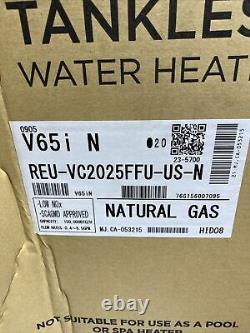 Rinnai V65in Chauffe-eau Intérieure Sans Réservoir Gaz Naturel 150k Btu (s-2 #575)