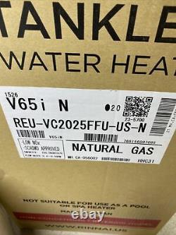 Rinnai V65in Chauffe-eau Sans Réservoir De Gaz Naturel Reu-vc2025ffu 150 000 Btu (q-22)