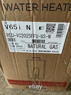 Tout Nouveau Rinnai V65in 6.5 Gpm Résidentiel Indoor Natural Gas Tankless White